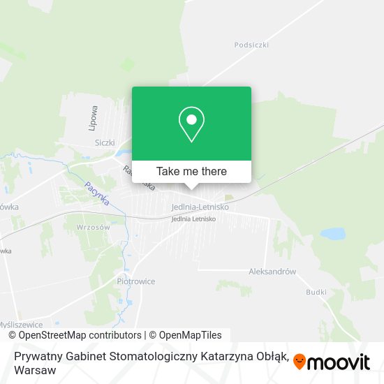 Prywatny Gabinet Stomatologiczny Katarzyna Obłąk map