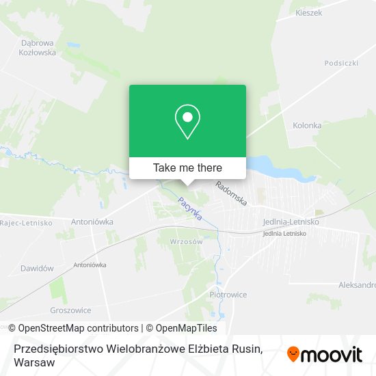 Przedsiębiorstwo Wielobranżowe Elżbieta Rusin map