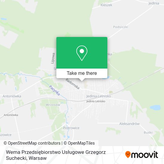 Wema Przedsiębiorstwo Usługowe Grzegorz Suchecki map