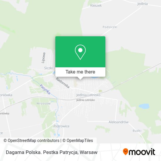 Dagama Polska. Pestka Patrycja map