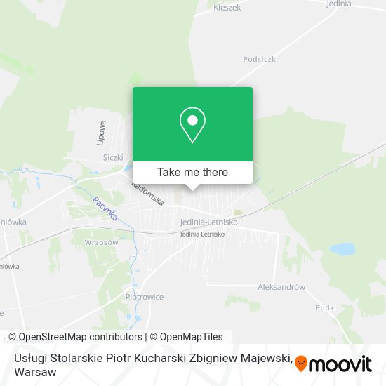 Usługi Stolarskie Piotr Kucharski Zbigniew Majewski map