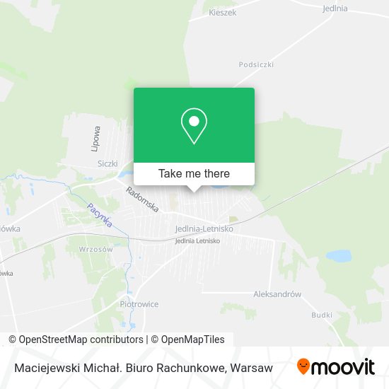 Maciejewski Michał. Biuro Rachunkowe map