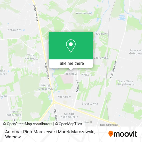 Карта Automar Piotr Marczewski Marek Marczewski