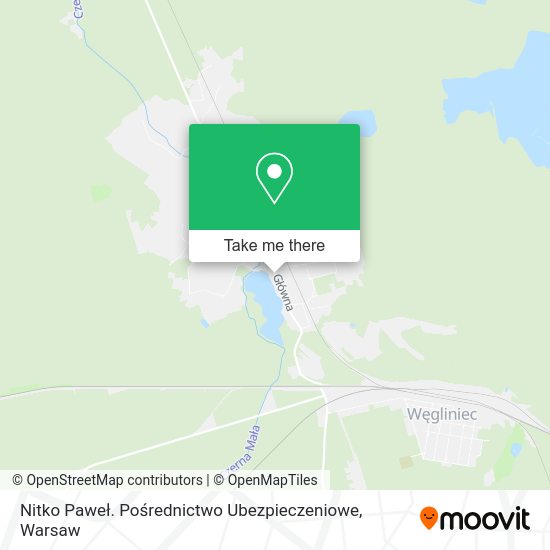 Nitko Paweł. Pośrednictwo Ubezpieczeniowe map