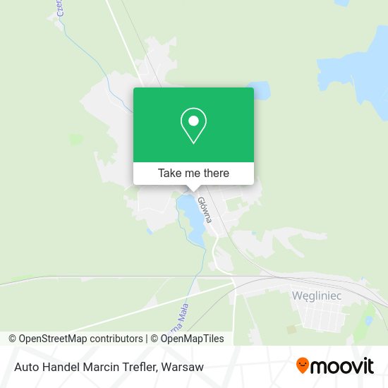 Auto Handel Marcin Trefler map