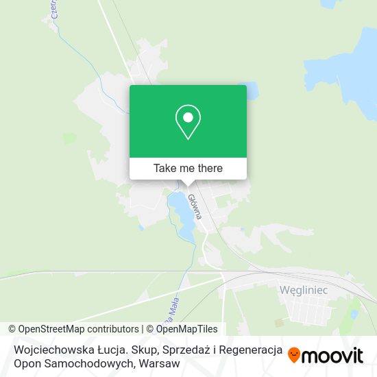 Wojciechowska Łucja. Skup, Sprzedaż i Regeneracja Opon Samochodowych map