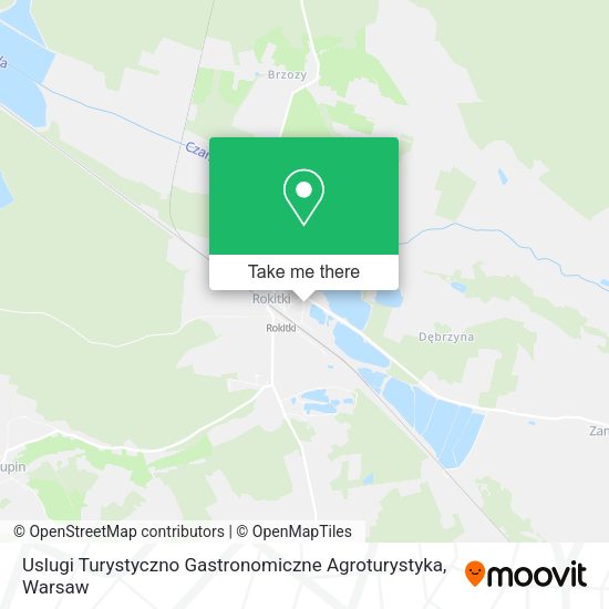 Uslugi Turystyczno Gastronomiczne Agroturystyka map