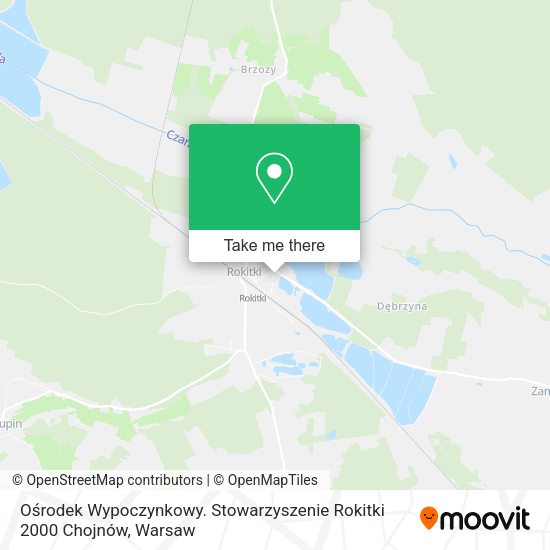 Ośrodek Wypoczynkowy. Stowarzyszenie Rokitki 2000 Chojnów map