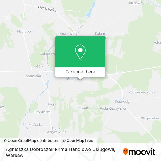 Agnieszka Dobroszek Firma Handlowo Usługowa map