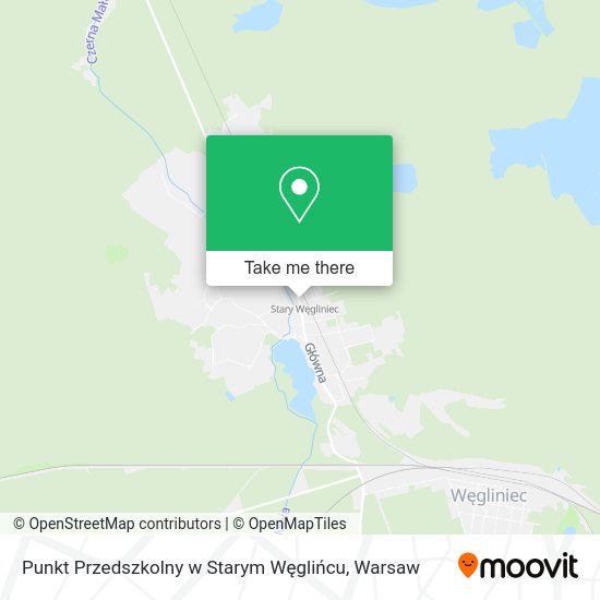 Punkt Przedszkolny w Starym Węglińcu map