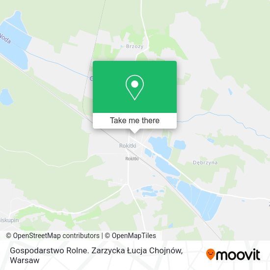 Gospodarstwo Rolne. Zarzycka Łucja Chojnów map