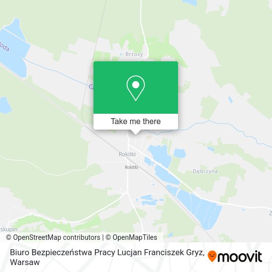 Biuro Bezpieczeństwa Pracy Lucjan Franciszek Gryz map