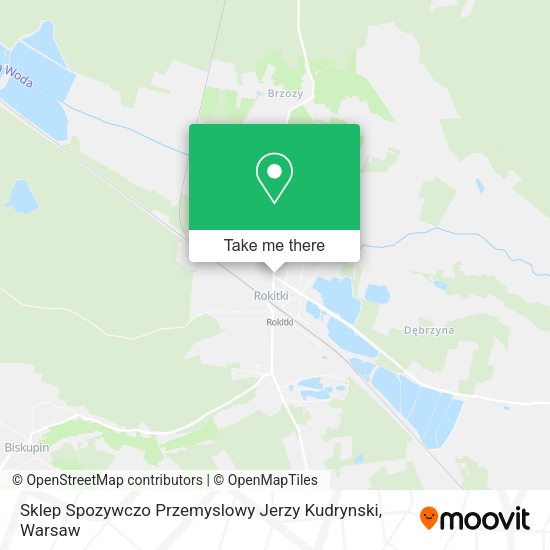 Sklep Spozywczo Przemyslowy Jerzy Kudrynski map