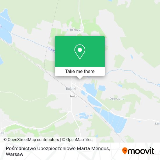 Pośrednictwo Ubezpieczeniowe Marta Mendus map