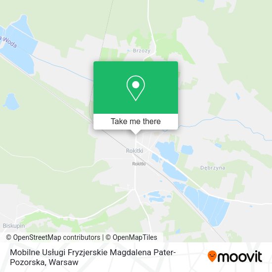 Mobilne Usługi Fryzjerskie Magdalena Pater-Pozorska map