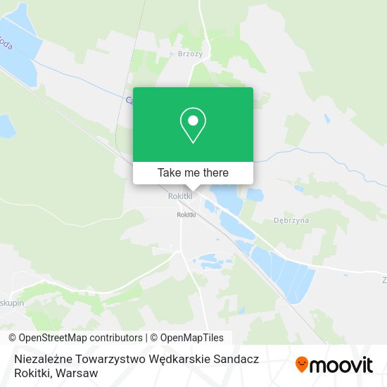 Niezależne Towarzystwo Wędkarskie Sandacz Rokitki map