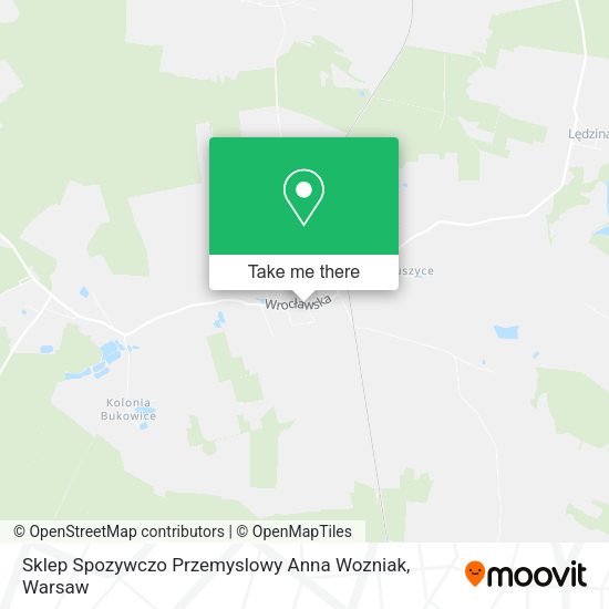 Sklep Spozywczo Przemyslowy Anna Wozniak map