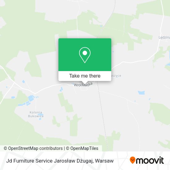 Jd Furniture Service Jarosław Dżugaj map