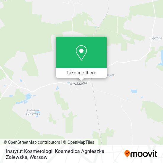 Instytut Kosmetologii Kosmedica Agnieszka Zalewska map