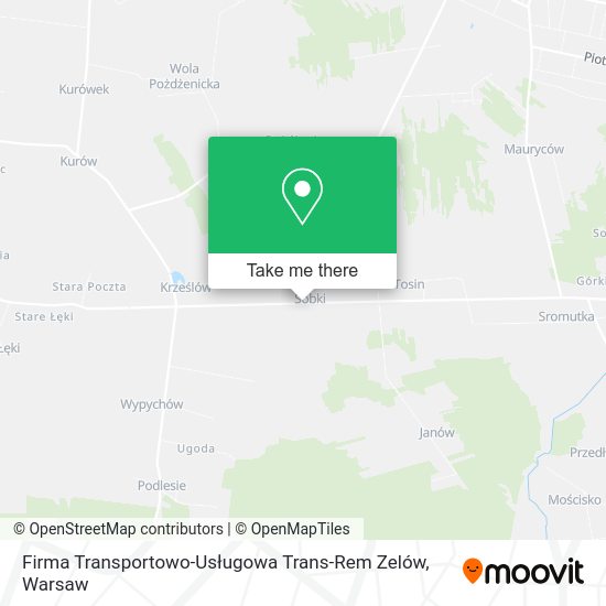 Карта Firma Transportowo-Usługowa Trans-Rem Zelów