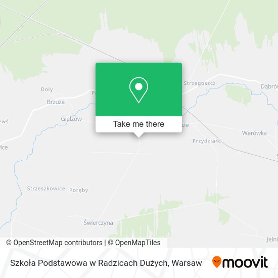 Szkoła Podstawowa w Radzicach Dużych map