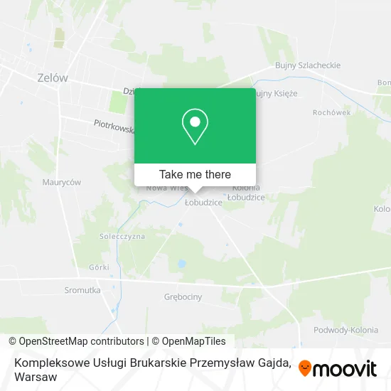 Карта Kompleksowe Usługi Brukarskie Przemysław Gajda