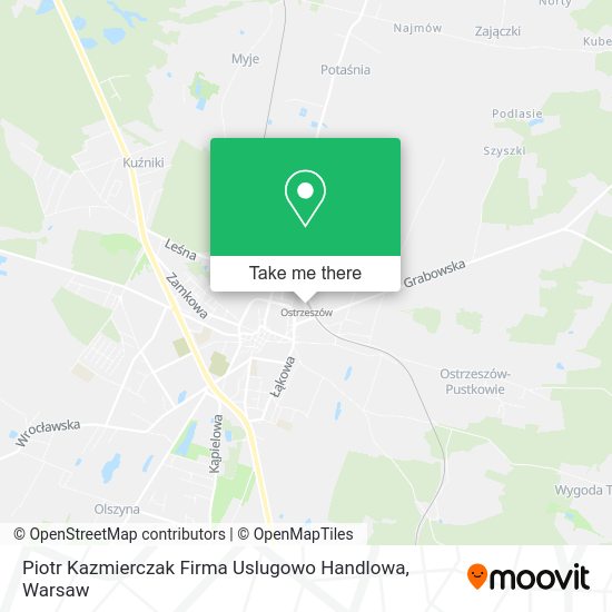 Piotr Kazmierczak Firma Uslugowo Handlowa map