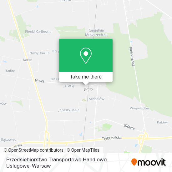 Przedsiebiorstwo Transportowo Handlowo Uslugowe map