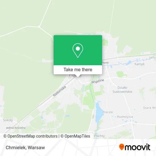 Chmielek map