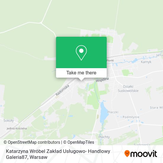 Katarzyna Wróbel Zakład Usługowo- Handlowy Galeria87 map