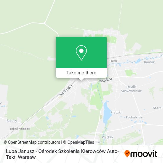 Łuba Janusz - Ośrodek Szkolenia Kierowców Auto-Takt map