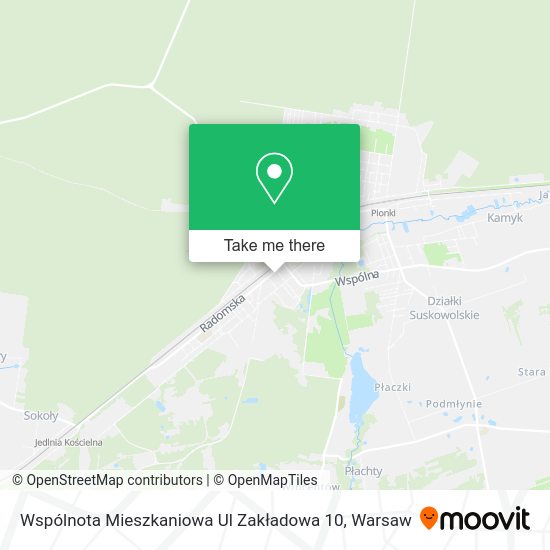 Wspólnota Mieszkaniowa Ul Zakładowa 10 map