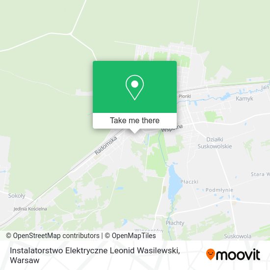 Instalatorstwo Elektryczne Leonid Wasilewski map