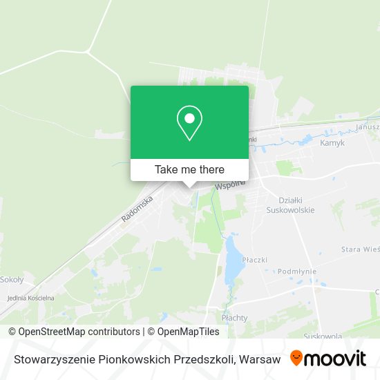 Stowarzyszenie Pionkowskich Przedszkoli map