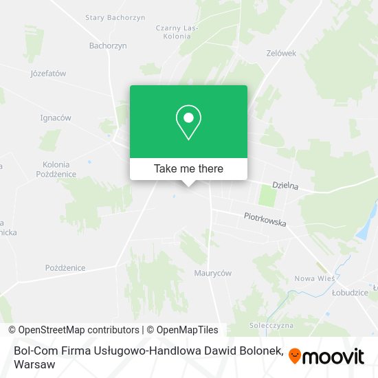 Bol-Com Firma Usługowo-Handlowa Dawid Bolonek map