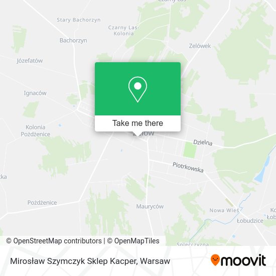 Mirosław Szymczyk Sklep Kacper map