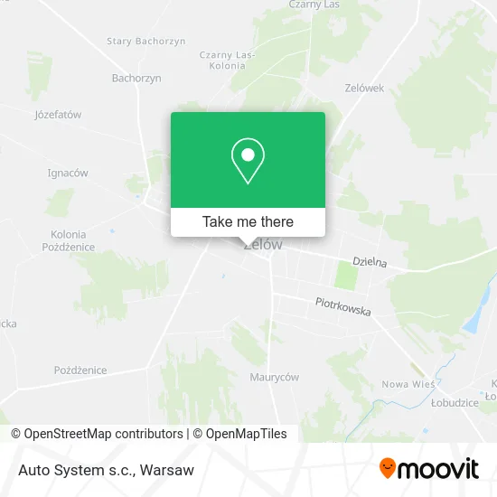Карта Auto System s.c.