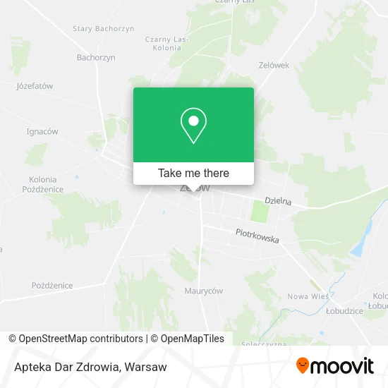Карта Apteka Dar Zdrowia