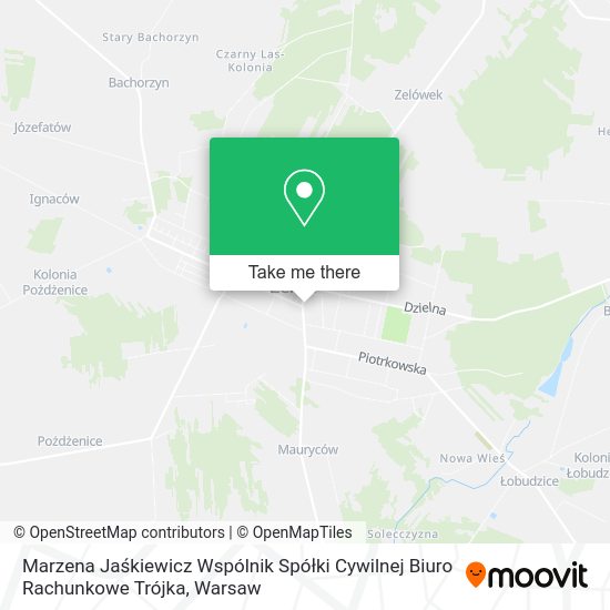 Marzena Jaśkiewicz Wspólnik Spółki Cywilnej Biuro Rachunkowe Trójka map