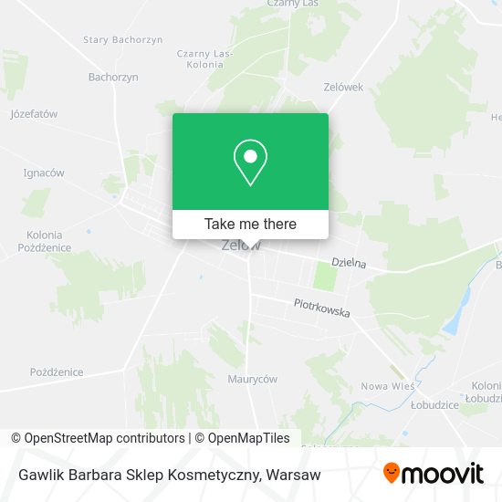 Gawlik Barbara Sklep Kosmetyczny map