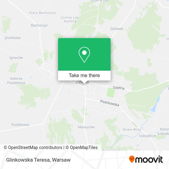 Glinkowska Teresa map