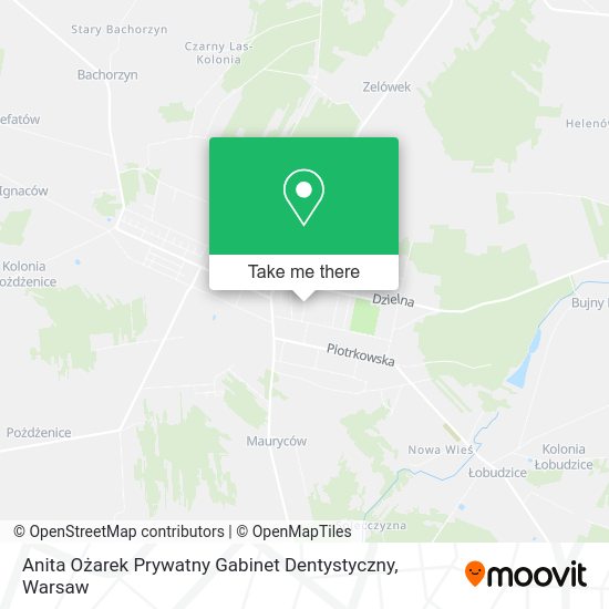 Anita Ożarek Prywatny Gabinet Dentystyczny map