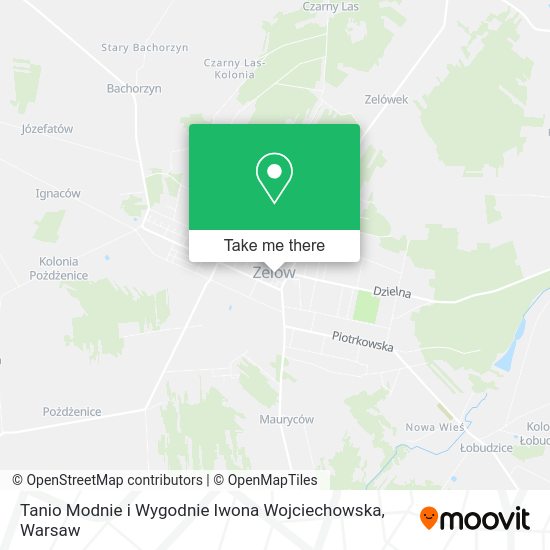 Tanio Modnie i Wygodnie Iwona Wojciechowska map