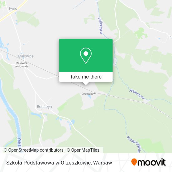 Szkoła Podstawowa w Orzeszkowie map