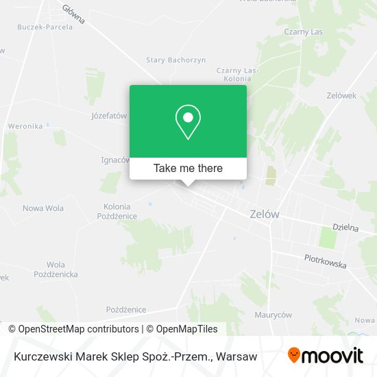 Kurczewski Marek Sklep Spoż.-Przem. map