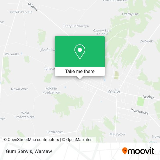 Gum Serwis map