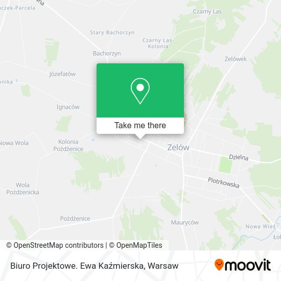 Biuro Projektowe. Ewa Kaźmierska map