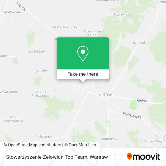 Stowarzyszenie Zelowian Top Team map