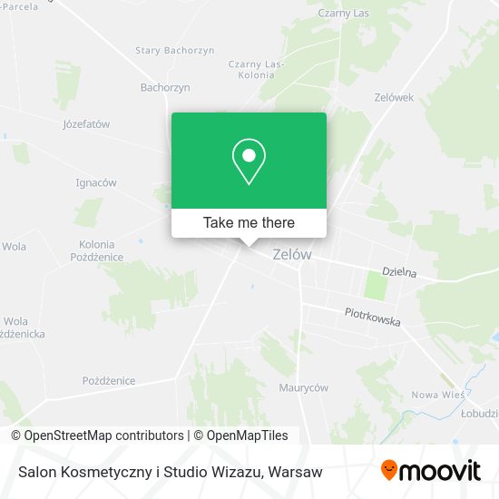 Salon Kosmetyczny i Studio Wizazu map