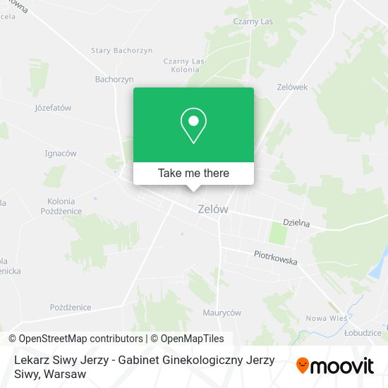 Lekarz Siwy Jerzy - Gabinet Ginekologiczny Jerzy Siwy map